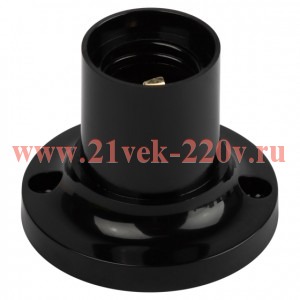 Патрон ЭРА Е27 потолочный бакелит без наклейки групповая упаковка 50 шт