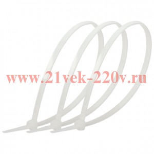 Хомут кабельный 4.8х200 морозостойкий нейлон. бел. NO-224-598 (уп.100шт) Эра Б0066048