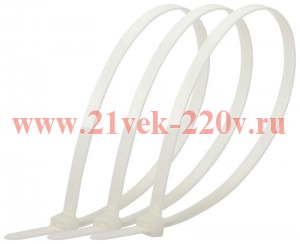 Стяжка кабельная 8.8х750 NO-225-170 бел. (уп.100шт) Эра Б0065961