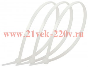Стяжка кабельная 4.8х300 NO-225-159 бел. (уп.100шт) Эра Б0065998