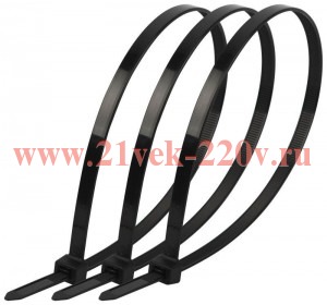 Стяжка кабельная 4.8х200 NO-225-183 черн. (уп.100шт) Эра Б0065953