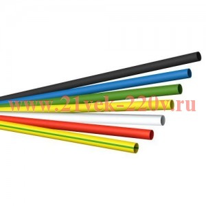 Набор трубок термоусадочных ТТУ нг-LS 10/5 (7 цветов по 3шт 100мм) Эра Б0067641