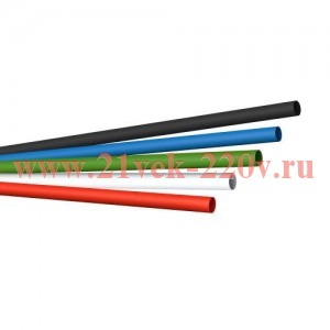 Набор трубок термоусадочных ТТУ нг-LS 2:1 №1 (5 цветов по 4шт 100мм) Эра Б0067656