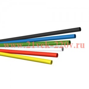 Набор трубок термоусадочных ТТУ нг-LS 2:1 №2 (6 цветов по 13шт 100мм) Эра Б0067658