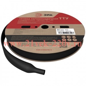 Трубка термоусадочная ТТУ нг-LS 4/2 черн. (уп.200м) Эра Б0067456