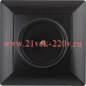 Розетка Intro Solo 4-201-05 без заземления 2P, 16А-250В, IP20, СУ, антрацит