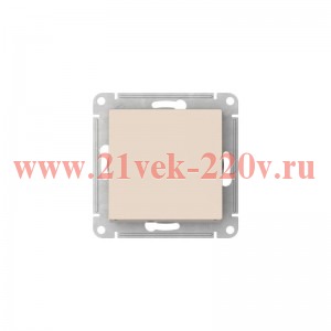 Перекрестный переключатель SE AtlasDesign 10A быстрозажимные клеммы, бежевый [уп 5 шт] ATN000271S