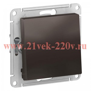 Одноклавишный переключатель SE AtlasDesign 10A, мокко [уп 10 шт] ATN000661