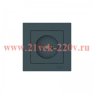 Розетка AtlasDesign 16А без заземл. быстрозажим. клем. в сборе изумруд SE ATN000840S