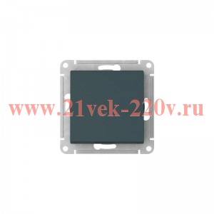 Переключатель 1-кл. AtlasDesign (сх. 6) 10AX быстрозажим. клем. механизм изумруд SE ATN000861S