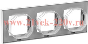 Рамка SE AtlasDesign Aqua 3 поста IP44, белый ATN440103