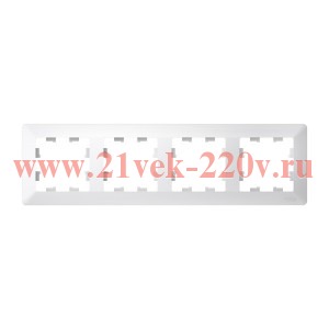 Рамка SE AtlasDesign Air 4 поста, лотос/дымчатый белый ATN221304