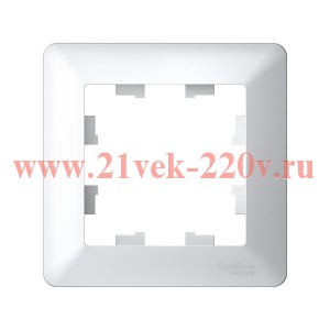 Рамка SE AtlasDesign Air 1 пост, белый/дымчатый белый ATN220101