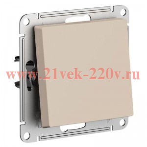 Кнопка SE AtlasDesign 10A, песочный [уп 5 шт] ATN001215