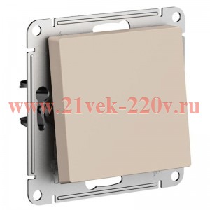 Перекрестный переключатель SE AtlasDesign 10A, песочный [уп 5 шт] ATN001271