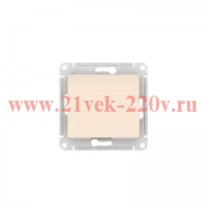 Выключатель 1-кл. Glossa (сх. 1) 10AX быстрозажим. клем. механизм беж. SE GSL000211S