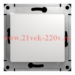 Кнопка SE Glossa 10A механизм, белый GSL000115