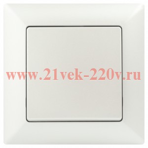 Выключатель Intro Solo 4-101-06 одноклавишный 10А-250В, IP20, СУ, перламутр