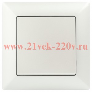 Переключатель Intro Solo 4-108-06 одноклавишный промежуточный, 10А-250В, IP20, СУ, перламутр