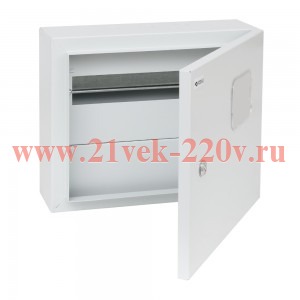 Корпус металлический ЩУРн-СТД-1-DIN/6-284х350х115-IP41 УХЛ3 (1ф счетчик на DIN-рейку свободно 6 моду