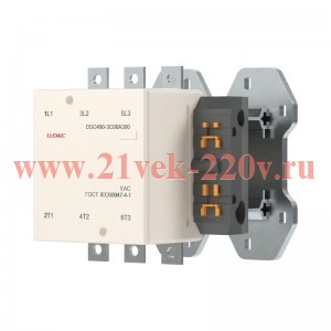 Контактор магнитный DSC400-3C00A380 400А 200кВт (AC3) 380В AC DKC DSC400-3C00A380
