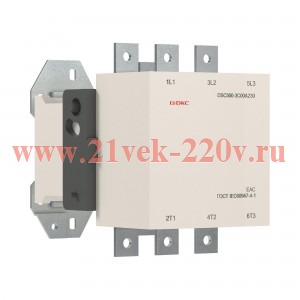 Контактор магнитный DSC500-3C00A230 500А 250кВт (AC3) 220В AC DKC DSC500-3C00A230