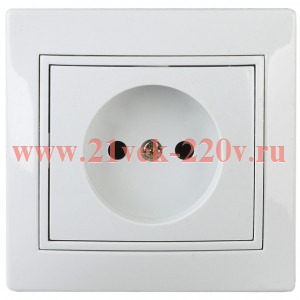 Переключатель Intro Plano 1-107-01 двухклавишный, 10А-250В, IP20, СУ, белый