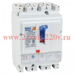 Выключатель автоматический OptiMat D250F-TM080-УХЛ3 КЭАЗ 291442