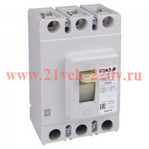 Выключатель автоматический 125А 1000Im ВА51-35М2-341210 440DC НР24AC/DC УХЛ3 КЭАЗ 343487