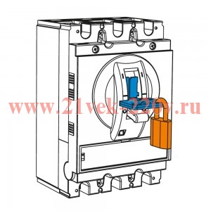 Блокировка рукоятки в отключенном состоянии PLL T400-T630 КЭАЗ 361179