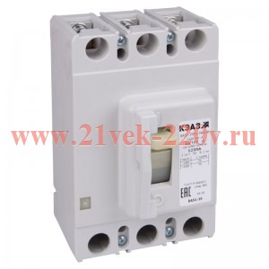 Выключатель автоматический ВА51-35М1-341816 100А 800 440DC НР230АС/220DC УХЛ3 КЭАЗ 362623