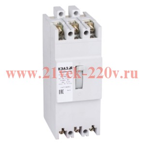 Выключатель автоматический 125А 5Iн АЕ2063М1-120 У3 400AC НР230AC/220DC КЭАЗ 366827