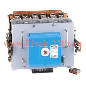 Выключатель автоматический ВА55-43-341870 1600А 690AC НР230AC/220DC ПЭ220DC УХЛ3 КЭАЗ 377218