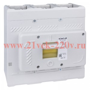 Выключатель автомаический в литом корпусе ВА57-39-344670-250А-1600-690AC-ПЭ230AC-УХ Л3-КЭАЗ 385789