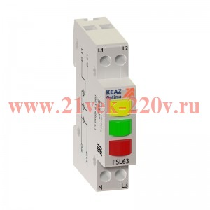 Индикатор фаз световой OptiDin FSL63 230A УХЛ3 КЭАЗ 138626
