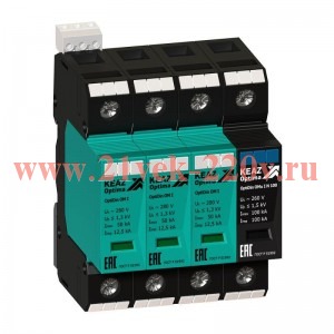 Ограничитель импульсных перенапряжений (УЗИП) OptiDin OM I 3+Nu 280/12.5 КЭАЗ 114275