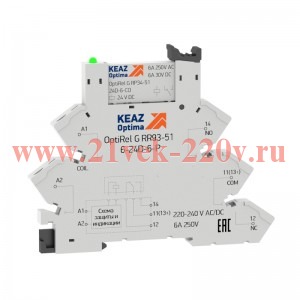 Модуль релейный OptiRel G RM38-61-24U-6-P-CO КЭАЗ 280992