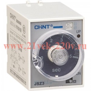 Реле времени JSZ3C-F многодиапазонная задержка включения с мгновенным срабатыванием 0 .25-2/2min/2/1