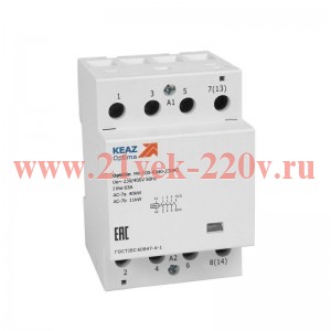 Контактор модульный OptiDin MK-100-8040-24AC КЭАЗ 321246