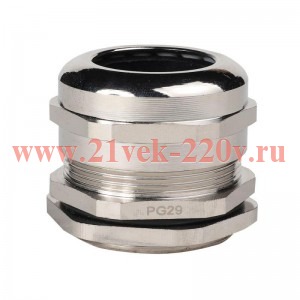 Сальник металлический PGM29-(Dпроводника 18-24мм)-IP68 КЭАЗ 350600