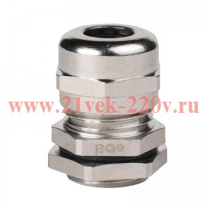 Сальник металлический PGM09-(Dпроводника 6-7мм)-IP68 КЭАЗ 350595