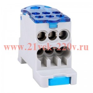 Блок распределительный на DIN-рейку OptiKit РБД-125А на DIN-рейку КЭАЗ 351070