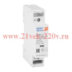 Контактор модульный OptiDin MK-100-2020-230AC (L) КЭАЗ 343728