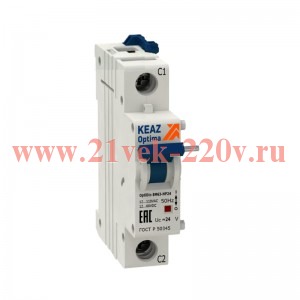 Расцепитель независимый OptiDin BM63-НР24 АЭС КЭАЗ 367627