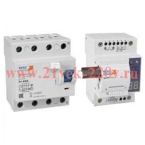 Моторпривод OptiDin MD-L-УХЛ4 + ВДТ без защиты от сверхтоков OptiDin DM63-4240-AС-УХЛ4 (4P 40 30mA)