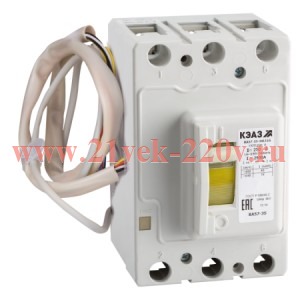 Выключатель автоматический ВА57-35-841810 125А 800 220DC НР110AC/DC УХЛ3 КЭАЗ 370366