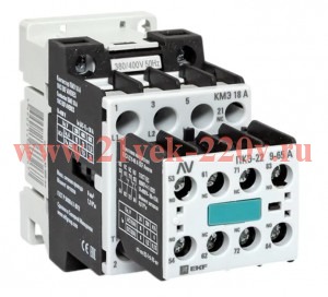 Комплект КМЭ 18А 1NC 400В АС с доп. контактами 2НО+2НЗ AVERES EKF ctr-s-18-01-400-av-22