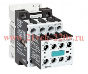 Комплект КМЭ 12А 1NC 400В АС с доп. контактами 2НО+2НЗ AVERES EKF ctr-s-12-01-400-av-22