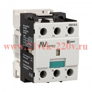 Контактор КМЭ 25А 400В АС AVERES EKF ctr-s-25-00-400-av