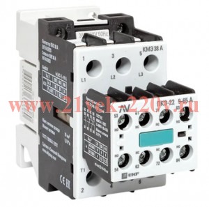 Комплект КМЭ 38А 400В АС с доп. контактами 2НО+2НЗ AVERES EKF ctr-s-40-00-400-av-22